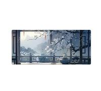 Personalised Photo Large Mouse Pad 800x300mm Custom Pattern Choice Or Traditional Japanese Print Extended Gaming Mat Washable Surface Anti Slip Base For Computer