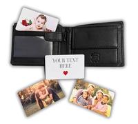 Personalised Photo & Message Plastic Card with Your Picture and Desired Text - Photo Card - Unique - Suitable for Wallet and Purse