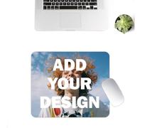 Personalised Photo Mouse Mat, Custom Mouse Pad with Picture Text, Custom Gaming Mouse Mat, Non-Slip Rubber Base Mouse Pad for PC Laptop Computer Office (1 photo)