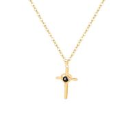 Personalised Photo Necklaces Customized with Photo Projection Cross Necklace 100 Languages I Love You Necklace Pendant Accessories Birthday Anniversary Memorial Gifts for Women Men (Gold)