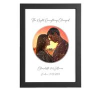 Personalised Photo Night Sky Gift Generated By Your Location And Date As Romantic Print for Anniversaries, Birthday, Wedding, Christmas, Valentine's, For Husband, Wife, Boyfriend, Girlfriend