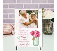 Personalised Photo Plaque for Nanny - "The Only Thing Better Than Having You as My Mum Is My Children Having You as Their Nanny (Mdf Wood Indoor Use Only, A5 21cm x 15cm)