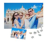 Personalised Photo Puzzle, Custom Wooden Jigsaw Gift for Adults | Upload a favourite photo,print on premium wood puzzle board, 35-pieces 10x15cm jigsaw, a quick relaxing build for adults