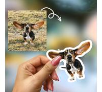 Personalised Photo Stickers, Custom Image Decals for Laptops, Phones, Journals - Perfect for Pet Photos, Travel Memories, Creative Gift Idea