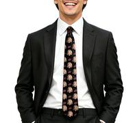 Personalised Photo Ties Custom Face Tie with Picture Funny Ties Gifts for Boys, Men, Dads for Valentines Day or Father's Day