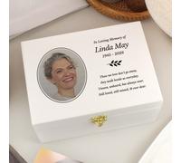 Personalised Photo Upload Memorial Keepsake Box I Memorials