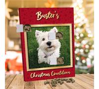 Personalised Photo Upload Pet Advent Calendar - Dog Red