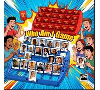 Personalised Photo Who Am I Game Fun Family Guessing Board Games Classic 24 Characters with Your Own Picture Idea For Game Night Birthday Gifts For 2 Player Women Men Family Friend Colleague (Style 1)