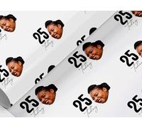 Personalised Photo Wrapping Paper - Custom Birthday Wrap for 16th, 18th, 21st, 30th, 40th, 50th with Photo Upload. Funny & Cool Designs for Men, Women, Girls & Boys.