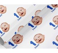 Personalised Photo Wrapping Paper - Custom Birthday Wrap for 16th, 18th, 21st, 30th, 40th, 50th with Photo Upload. Funny & Cool Designs for Men, Women, Girls & Boys.