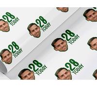 Personalised Photo Wrapping Paper - Custom Birthday Wrap for 16th, 18th, 21st, 30th, 40th, 50th with Photo Upload. Funny & Cool Designs for Men, Women, Girls & Boys.