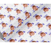 Personalised Photo Wrapping Paper - Custom Birthday Wrap for 16th, 18th, 21st, 30th, 40th, 50th with Photo Upload. Funny & Cool Designs for Men, Women, Girls & Boys.