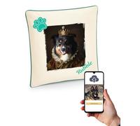 Personalised Pillow Custom Cushion with Royal Pet Portrait of Your Dog Handmade from Photo, Funny Personalised Dog Gifts for Dog Lovers Choose From Designs