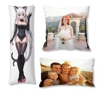 Personalised Pillow with Photo, Personalised Cushion Covers 60x180, Cod133