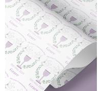 Personalised Pink Holy Communion Wrapping Paper | Personalised Wrapping Paper Rolls - 61cm Width | First Holy Communion Wrapping Paper | Custom Name Wrapping Paper | Present Idea | (Pink, 2mt)
