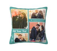 Personalised Pink Photo Pillowcases with Love Confession, Customised Picture Pillow Cover Cushion Protectors for Mother Father Valentine's Day Design Your Own Birthday Anniversary Wedding Gift