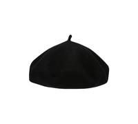 Personalised Plain Classic Color Berets for Women Stylish French Beret Hats with Custom Embroidered Name Soft Warm Women Accessories (UK, Alpha, One Size, Black)