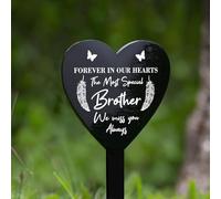 Personalised Plaque Memorial Plaque Bereavement Remembrance Funeral Gifts For Mum Dad Uncle Brother Auntie Sister (Design 6)
