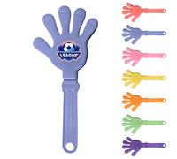 Personalised Plastic Hand Clapper, Personalised Noisemakers for Party, Sport Event, Corporate Promotional Events, and Team Spirit, Custom Logo, Standard & Glow in the Dark Versions (Blue)