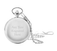 Personalised Pocket Watch in Box 40th/50th/60th/65th/70th/80th/Birthday/Best Man