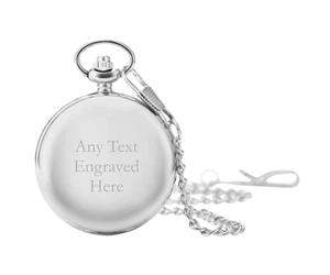 Personalised Pocket Watch in Box 40th/50th/60th/65th/70th/80th/Birthday/Best Man