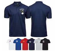 Personalised Polo T-Shirt for Men - Custom Lawn Bowls Tee Style 1