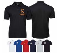 Personalised Polo T-Shirt for Men - Custom Lawn Bowls Tee Style 4