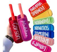 Personalised Popsicle Holders Customisable Name Popsicle Holders Reusable Children's Popsicle Holders Children's Summer Party Favours 3 Piece Set