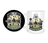 Personalised Port Vale Football Mug & Coaster Nostalgic Cup and Drink Mat Retro Football Dad Grandad Birthday Gift for Him NFC68