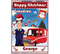 Personalised Postman Pat Inspired Christmas Card