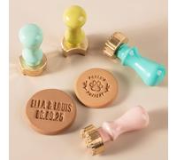 Personalised Pottery Stamps for Clay, Custom Ceramic Logo & Signature Clay Stamp, Brass Stamp Mold for Potters & Handmade Clay Crafters