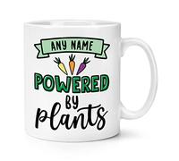 Personalised Powered by Plants 10oz Mug Cup