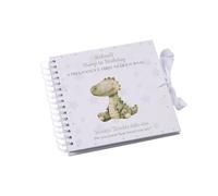 Personalised Pregnancy Journal and First Year Baby Keepsake Record Book With Dinosaur