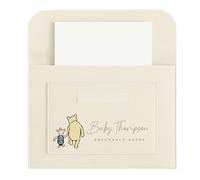 Personalised Pregnancy Notes Folder | A4 Maternity Document Organiser | Baby Name Pregnancy Folder | Cream Felt File for Scan Letters & Midwife Notes | Custom Keepsake