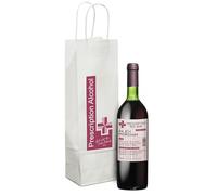 Personalised Prescription Pink Label 750ml Wine, Gin, Whisky, Vodka, Rum Bottle with Spoof 'Prescription Alcohol' Gift Bag