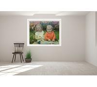 Personalised printed frosted window film with your photo printed onto the frosted glass film, make your own printed glass frosted window film, customised bespoke privacy (upto 100cm x 100cm)