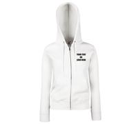 Personalised Printed Fruit of the Loom Women's Premium 70/30 Hooded Sweatshirt