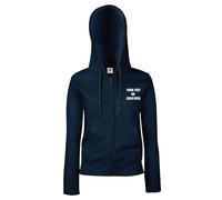 Personalised Printed Fruit of the Loom Women's Premium 70/30 Hooded Sweatshirt