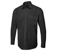Personalised Printed Men's Long Sleeve Poplin Shirt Formal Business Work UC713