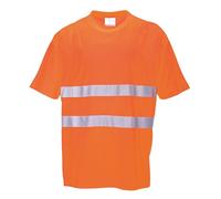 PERSONALISED PRINTED PORTWEST Cotton Comfort T-Shirt Breathable Wicking Safety