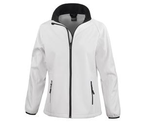 Personalised Printed Women's Core Printable Softshell Jacket Zip Waistcoat R231F