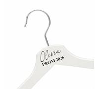 Personalised Prom Hanger with Name & Year - Custom Dress Hanger for Prom 2026 Keepsake Gift