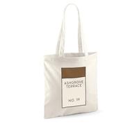 Personalised Property Board Game Cotton Tote Bag Long Handle Shopper | 10 litres | 42 x 38 cm | open top | 67cm straps | printed to order in the UK