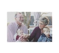 Personalised Puzzle Personalised Jigsaw Add Your Text/Image/Photo 300/500/1000 Piece Brain Teaser, Custom Puzzles Family Fun Gift, Birthday & Christmas Puzzle, Educational & Relaxing Activity