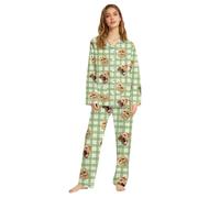Personalised Pyjamas Set For Women,Women'S Long-Sleeved Pajamas With Personalized Face Photos,Perfect As A Birthday,Mother's Day, (Style 18)