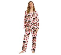 Personalised Pyjamas Set For Women,Women'S Long-Sleeved Pajamas With Personalized Face Photos,Perfect As A Birthday,Mother's Day, (Style 51)