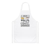 Personalised Queen of The Roast Dinner Chefs Apron