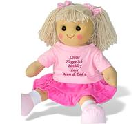 Personalised Rag Doll Baby's 1st Birthday 6th,13th, 18th, 21st, 40th Celebration Gift