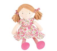Personalised Rag Doll Katy 40cm Bonikka Embroidered Name Baby Girl Toddler Gift