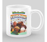Personalised Rainbow Mug - Retro TV Show-Inspired Custom Cup - Unique Gift for Birthdays, Celebrations, Pride - Printed Ceramic - Perfect for Any Occasion